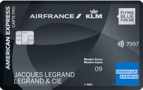 Carte Pro Air France KLM American Express Platinum